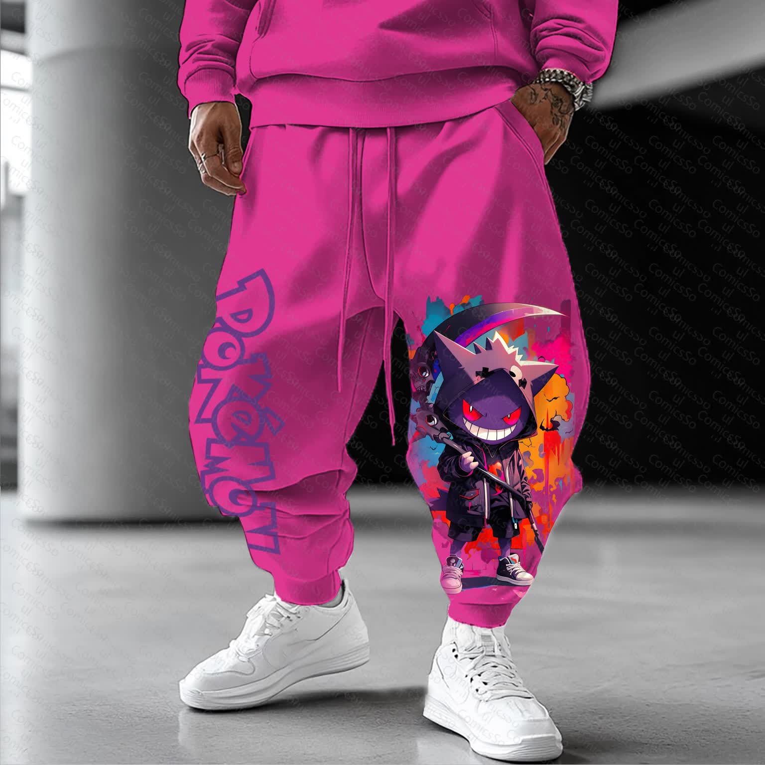 Unisex  “Pokémon” Casual Anime Streetwear Pant