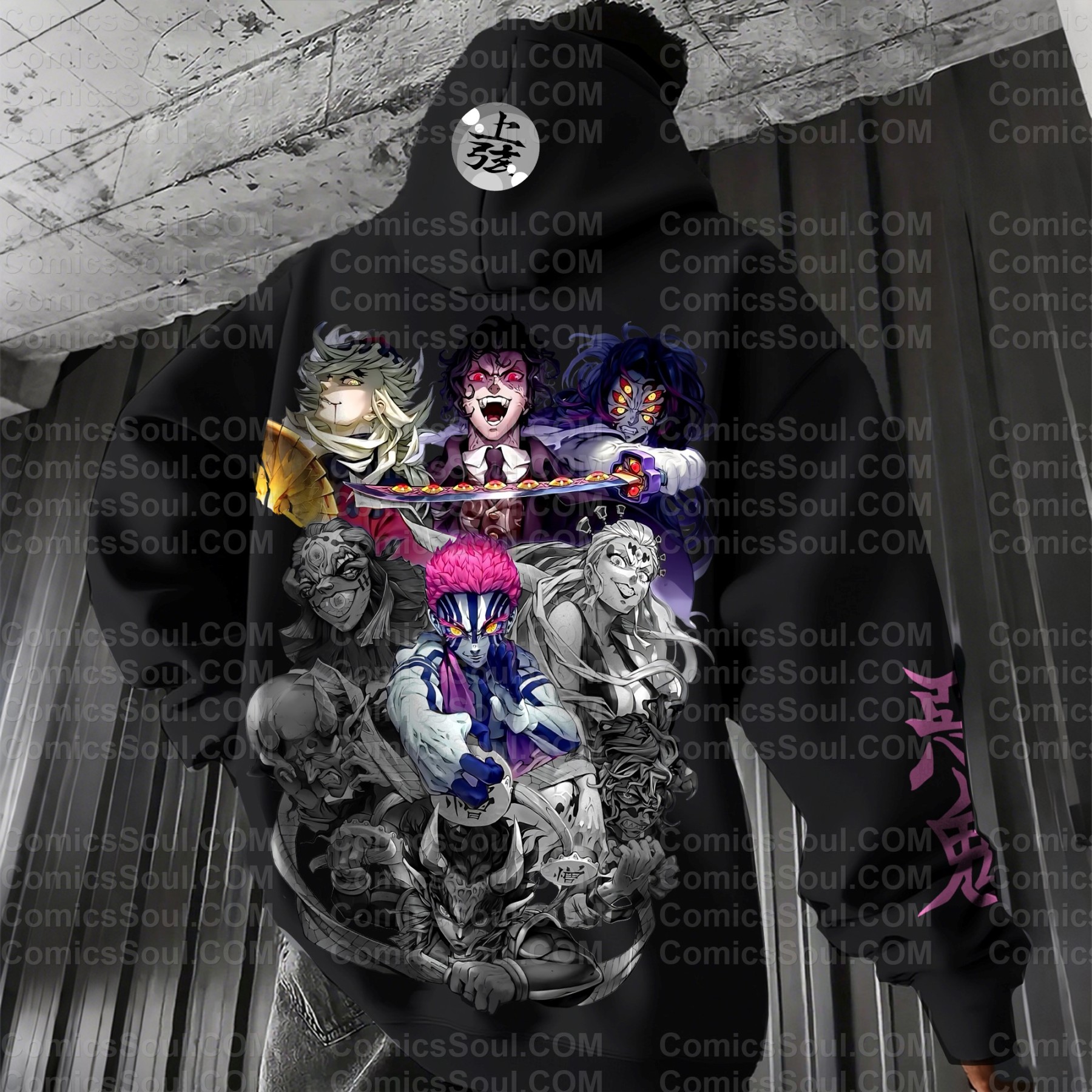 Unisex Anime Graphic Streetwear Vintage Hoodie丨Demon slayer