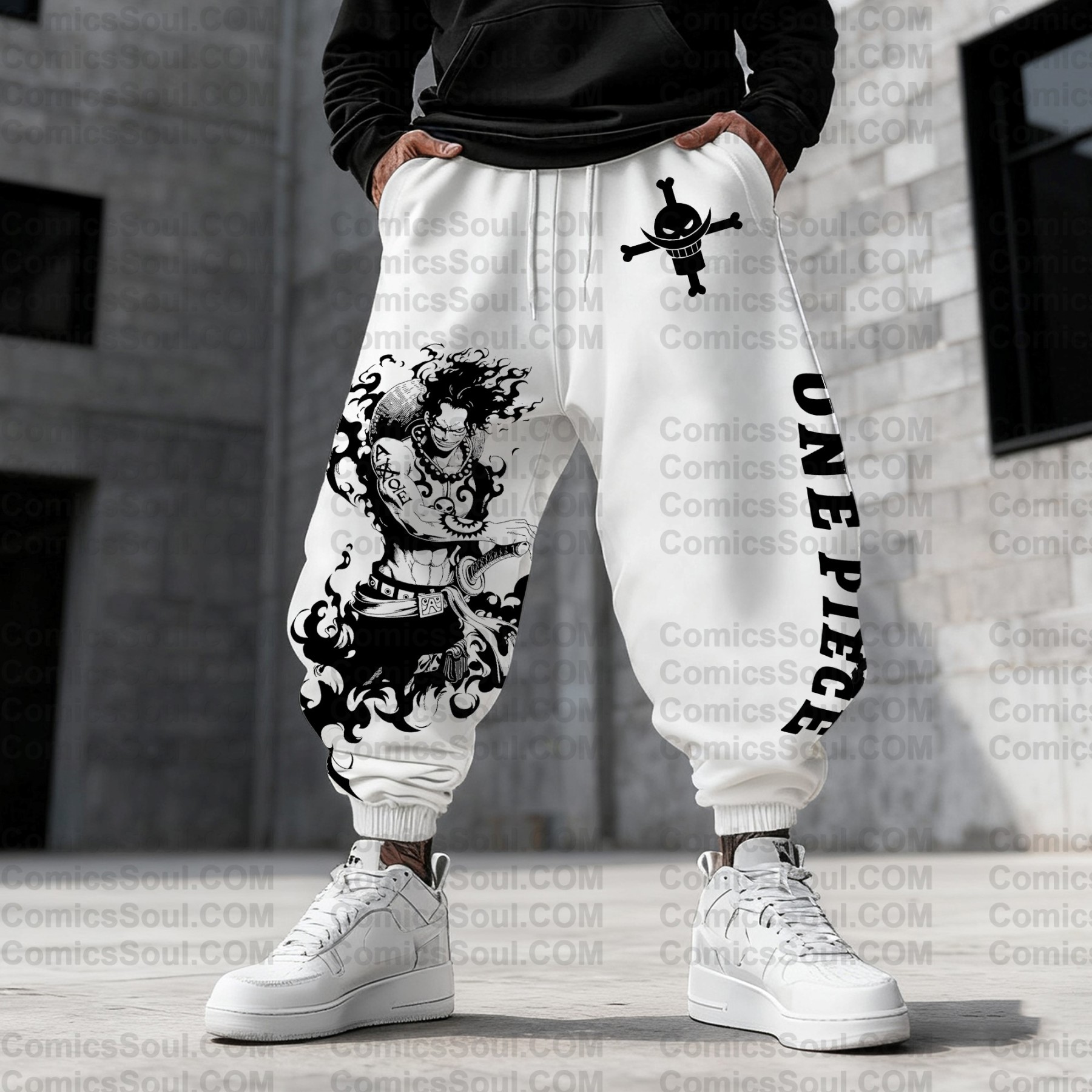 Unisex Casual Anime Streetwear Pants