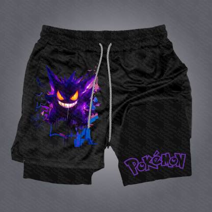 Unisex  “Pokémon” Casual Anime Streetwear Shorts