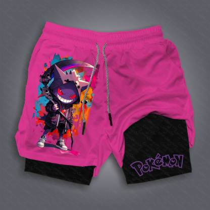 Unisex  “Pokémon” Casual Anime Streetwear Gym Shorts