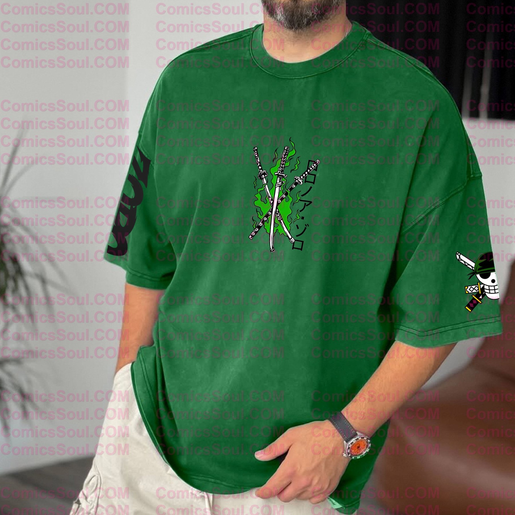 Unisex Anime Inspired Vintage T-Shirt