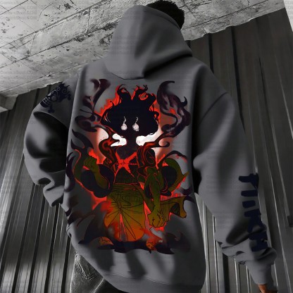 Unisex Graphic Streetwear Vintage Plush Hoodie