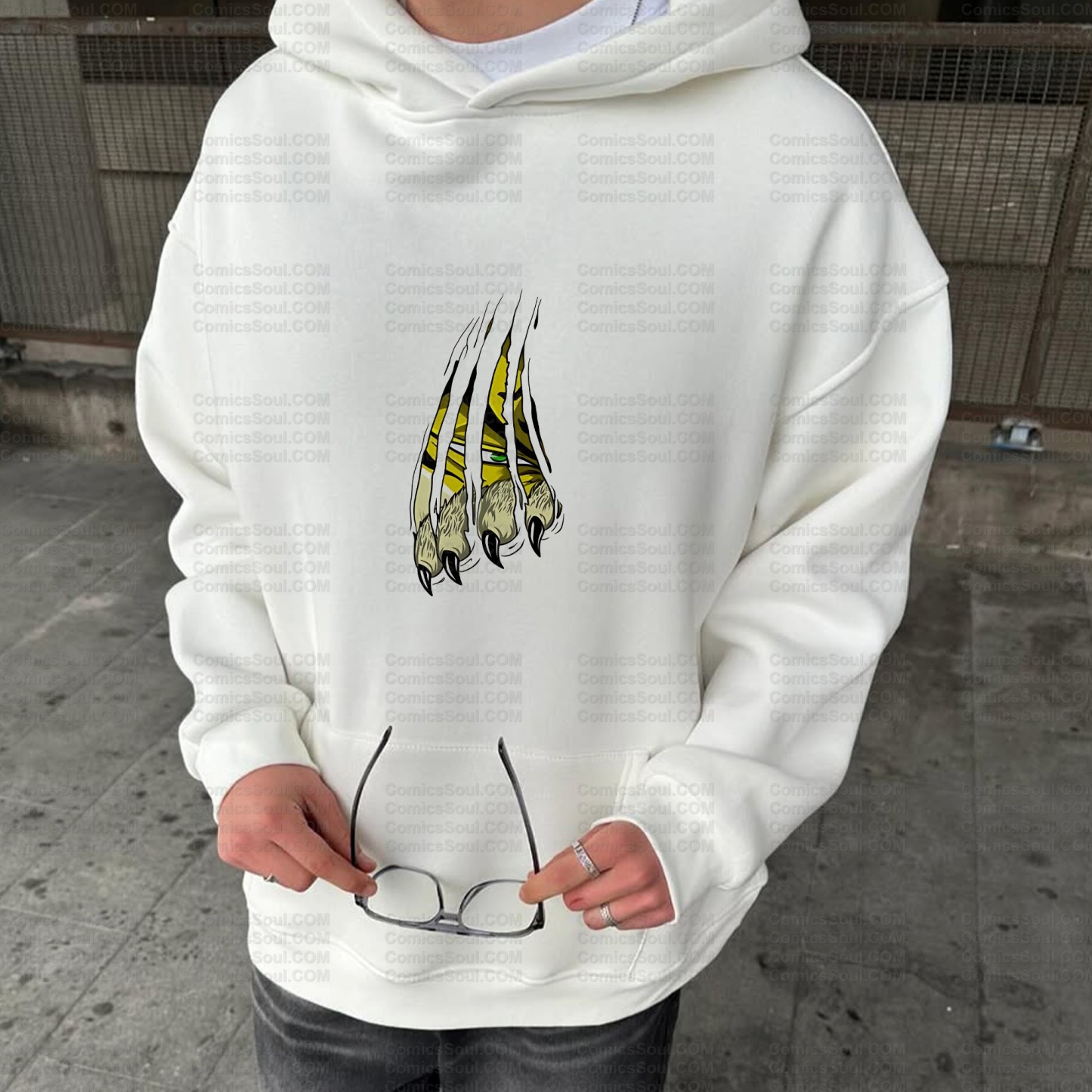 Unisex Graphic Streetwear Vintage Plush Hoodie