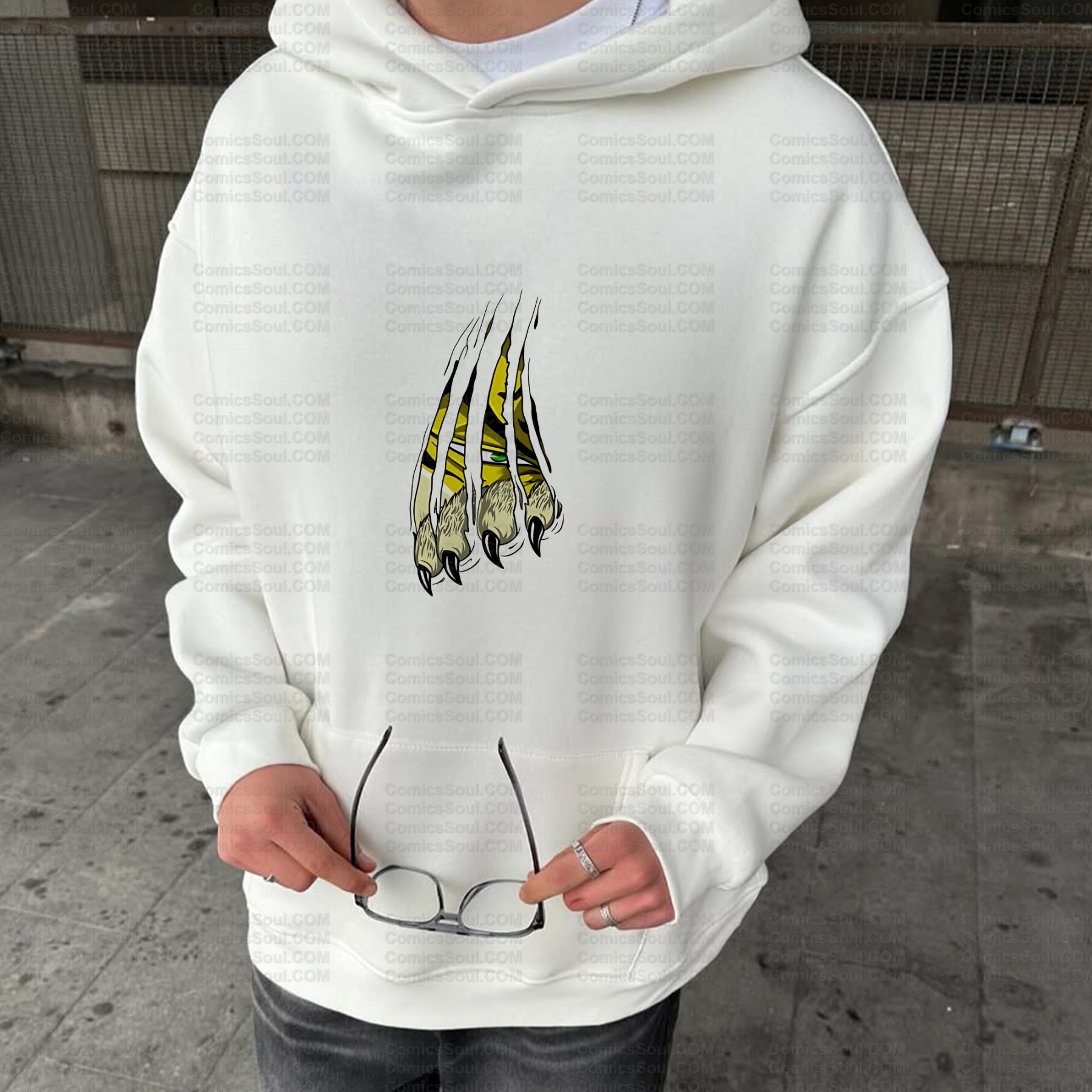 Unisex Graphic Streetwear Vintage Plush Hoodie