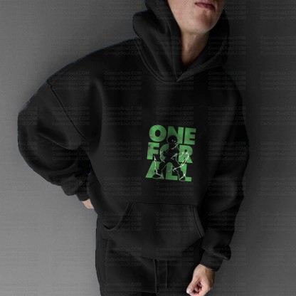 Plus Velvet Unisex Anime Graphic Streetwear Vintage Hoodie