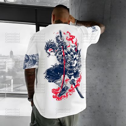 Unisex  " Demon slayer " Anime Inspired Vintage T-Shirt