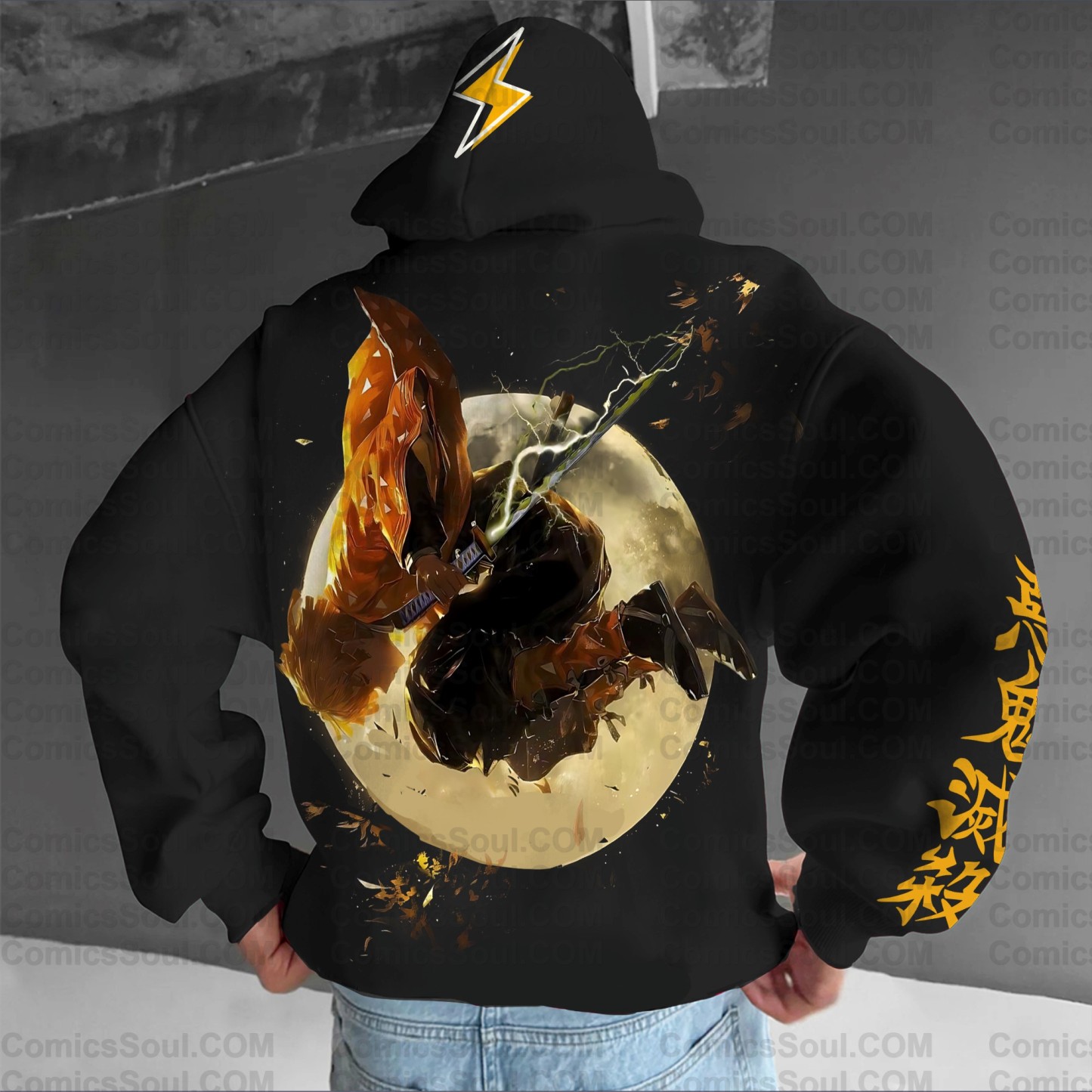Unisex Anime Graphic Streetwear Vintage Hoodie丨Demon slayer