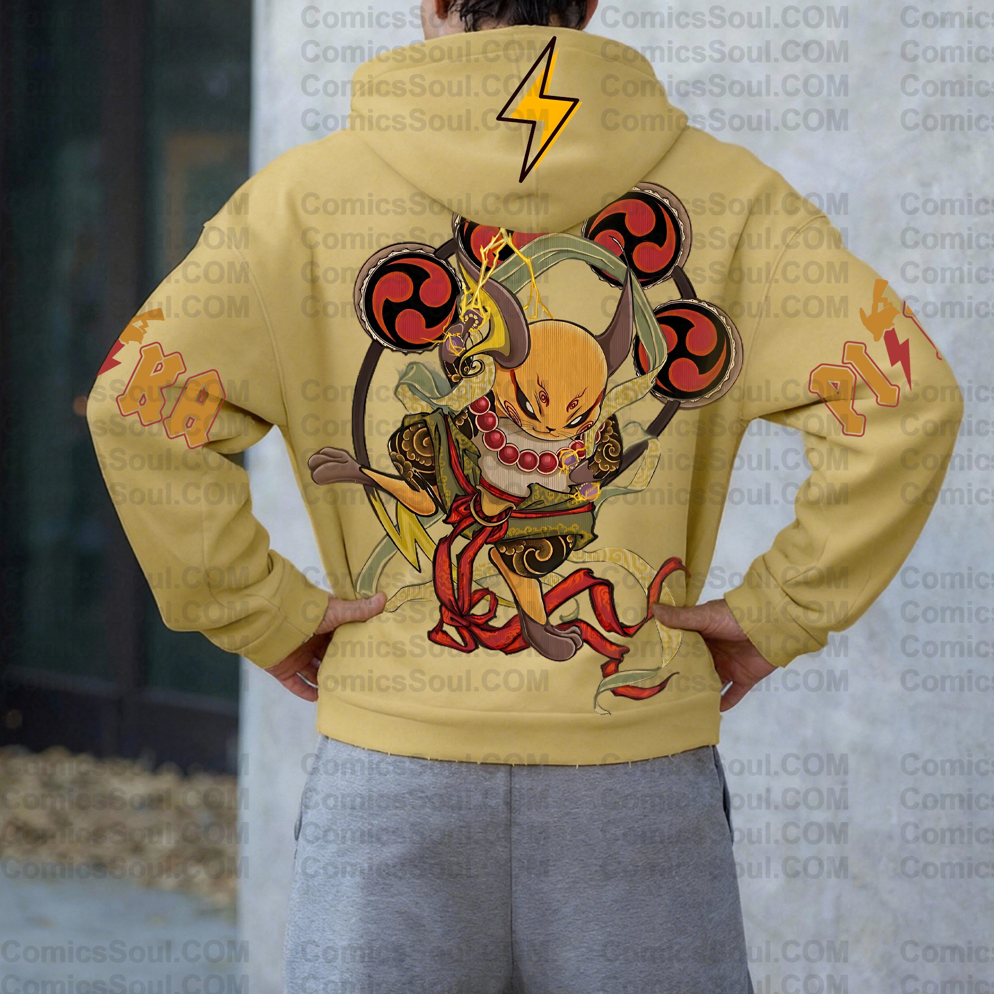 Unisex Graphic Streetwear Vintage Zipper Cardigan Plush Hoodie