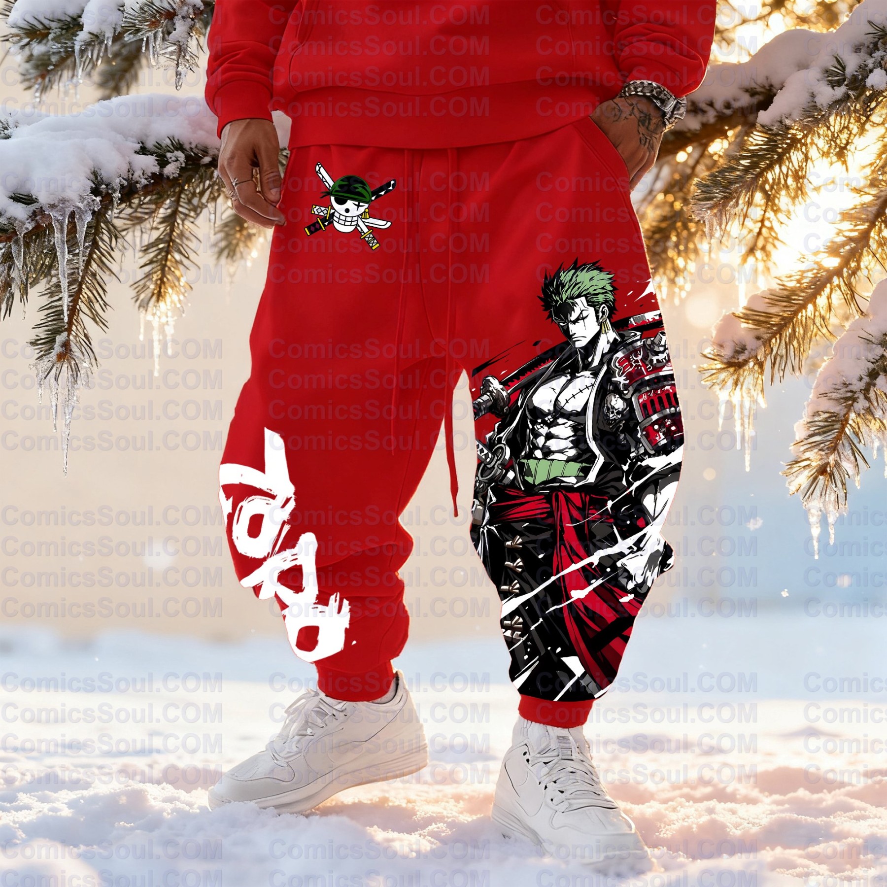 Unisex Casual Anime Streetwear Pants