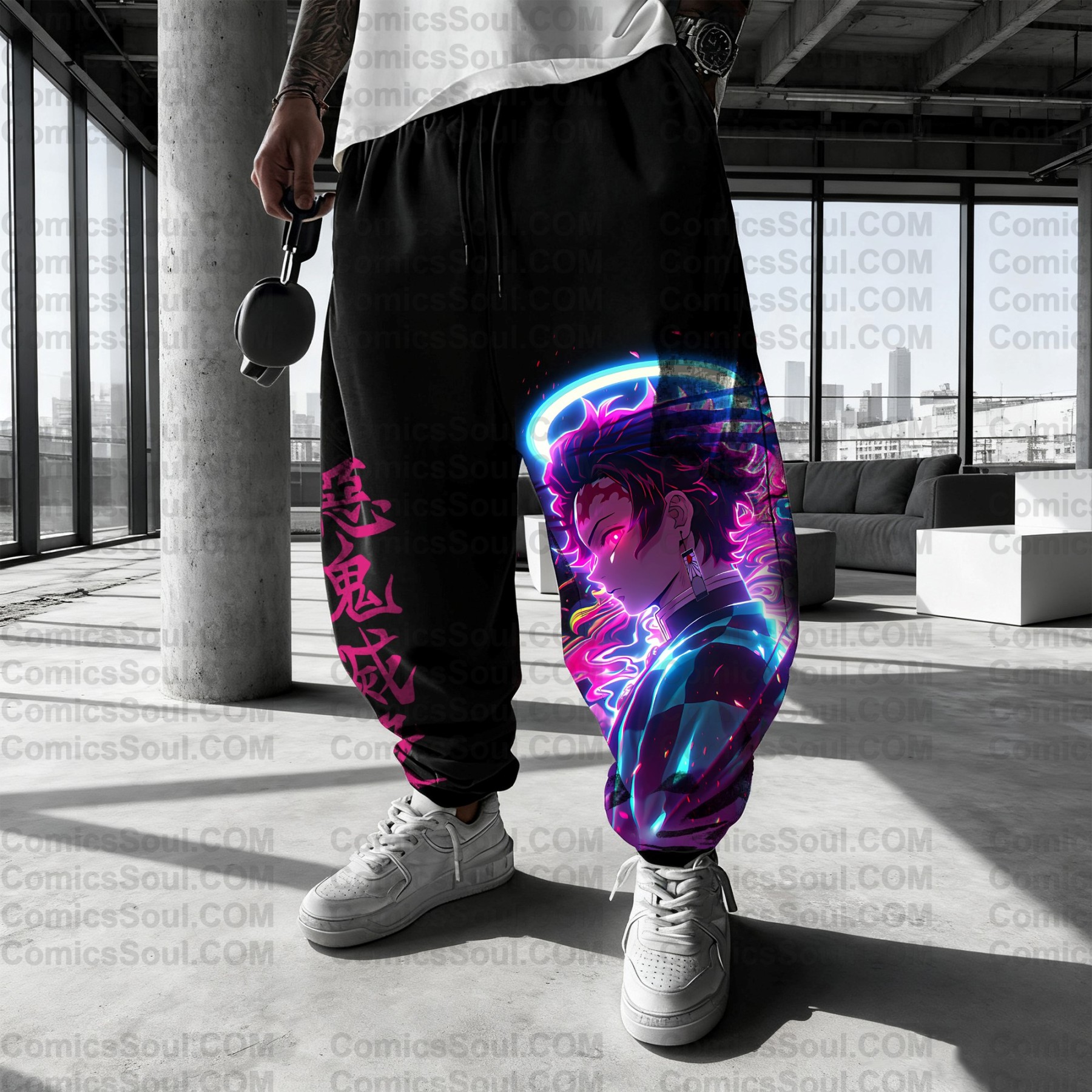 Unisex Anime Inspired Vintage Plush Pants