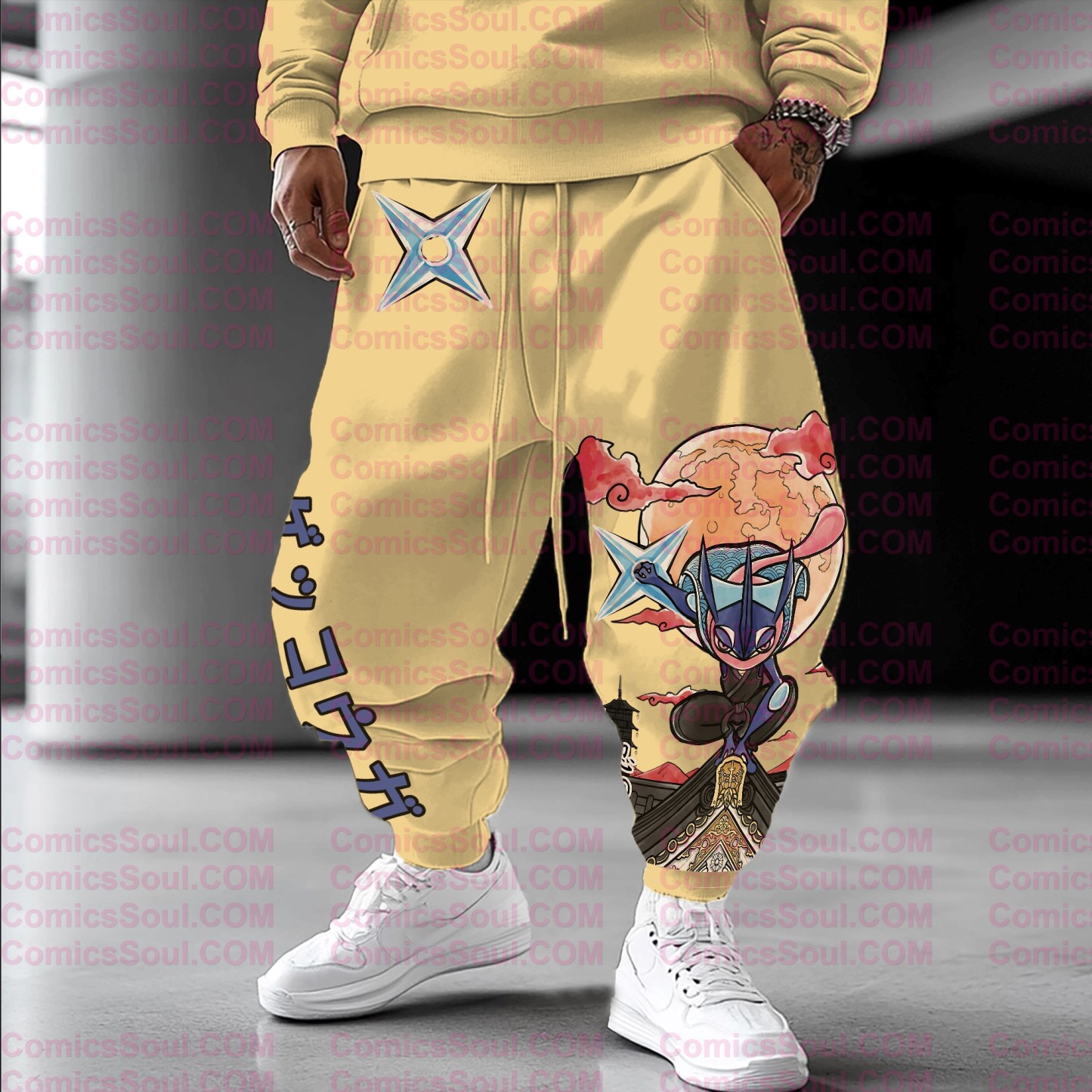 Unisex Casual Anime Streetwear Pants