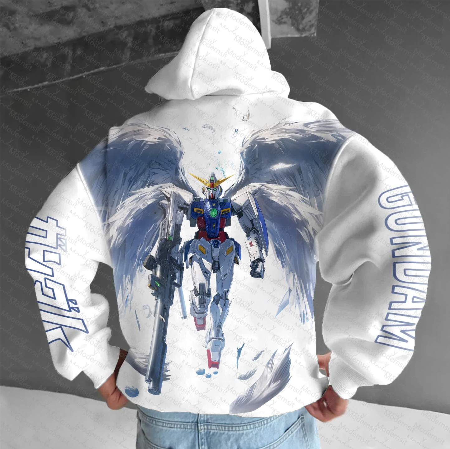 Unisex “Gundam Series” Anime Graphic Streetwear Vintage Hoodie