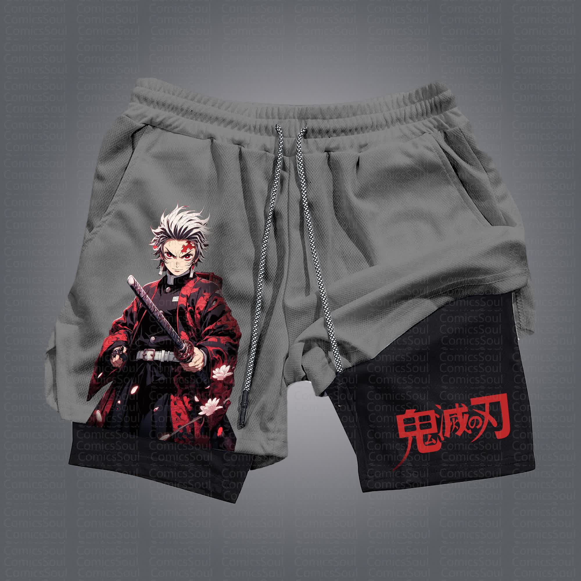 Unisex Casual Anime Streetwear Shorts 丨Demon Slayer