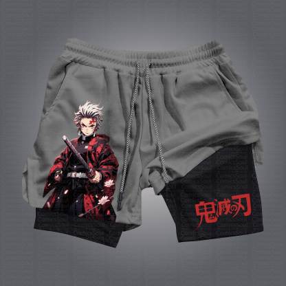 Unisex Casual Anime Streetwear Shorts 丨Demon Slayer