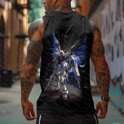 Unisex  “Gundam Series” Casual Anime  Tank Top