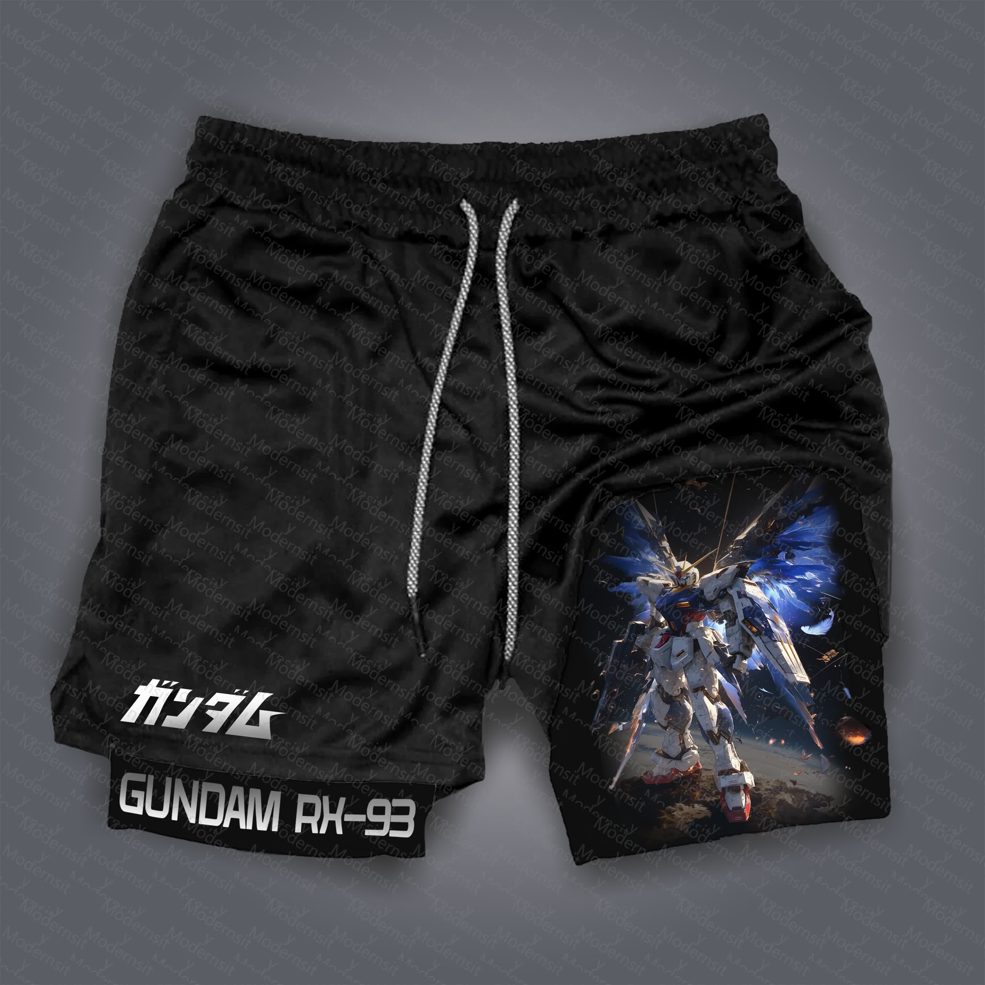 Unisex  “Gundam Series” Casual Anime Streetwear Shorts