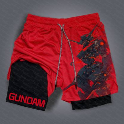 Unisex  “Gundam Series” Casual Anime Streetwear Shorts