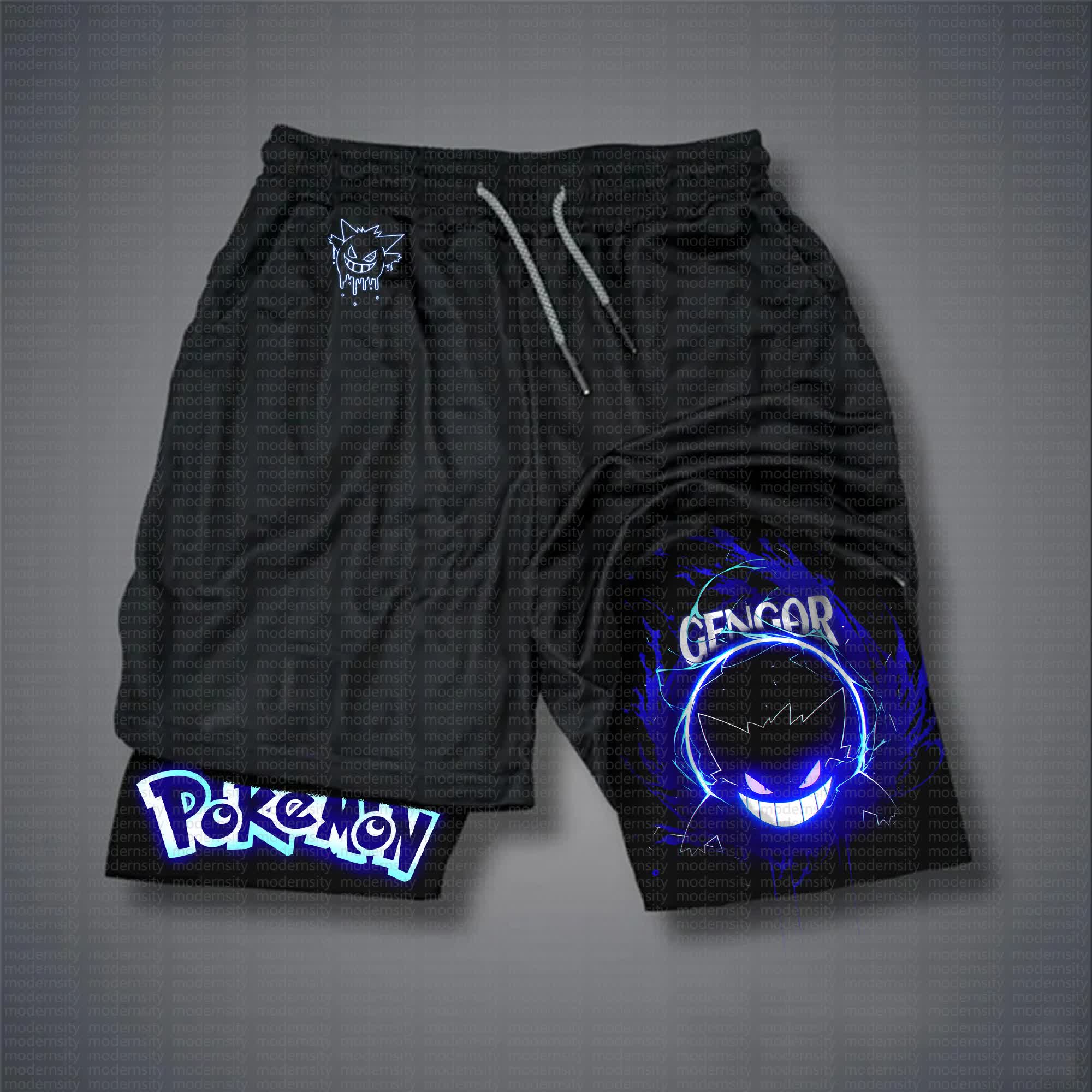 Unisex  “Pokémon” Casual Anime Streetwear Shorts