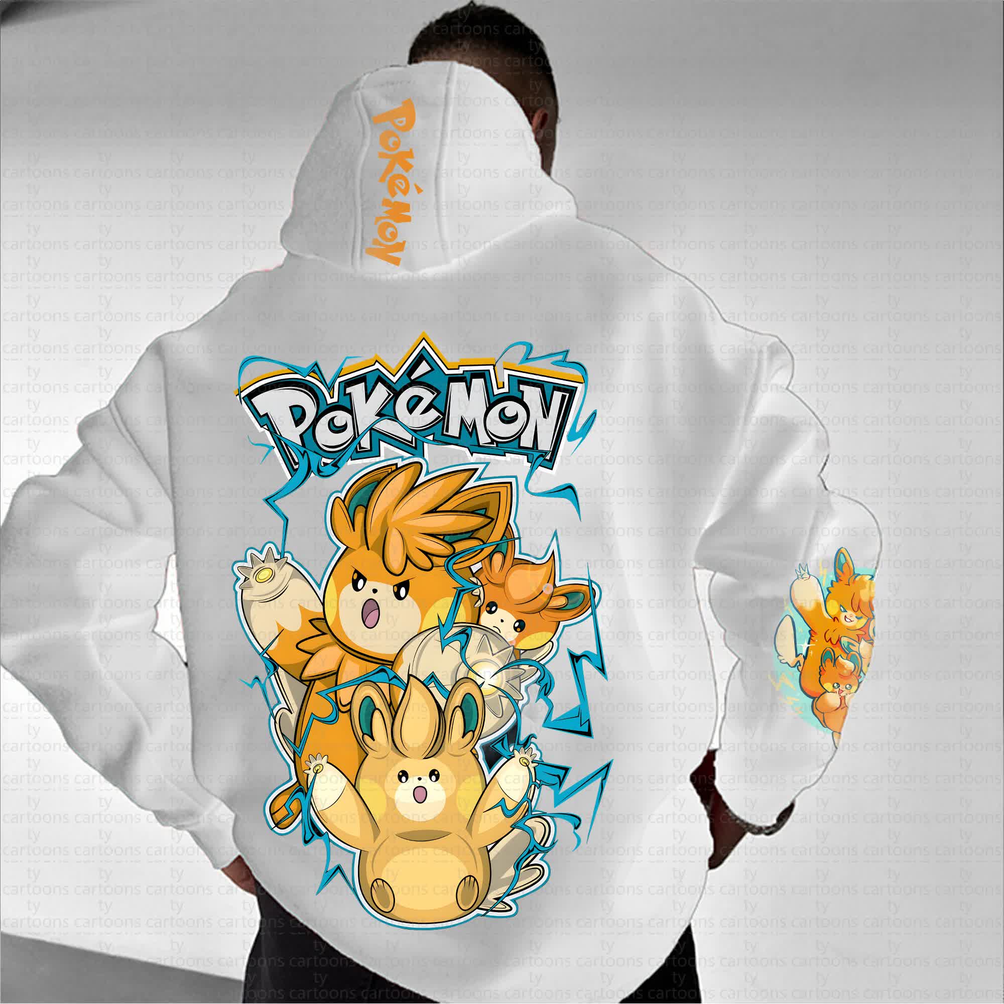 Unisex “Pokémon” Anime Graphic Streetwear Vintage Hoodie