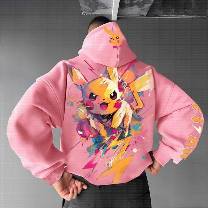 Unisex “Pokémon” Anime Graphic Streetwear Vintage Hoodie