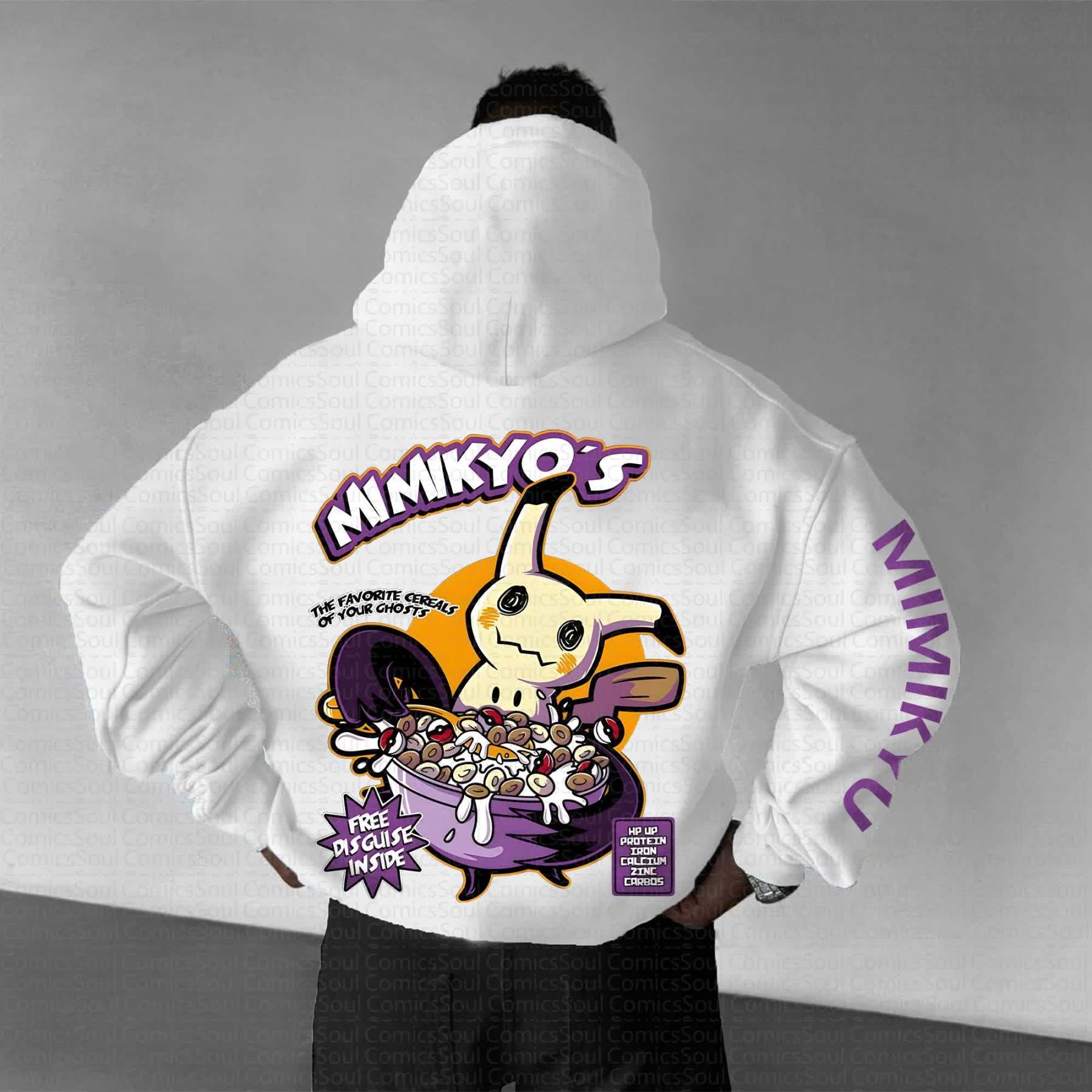 Unisex Anime Graphic Streetwear Vintage Hoodie丨Demon Slayer X Pokémon