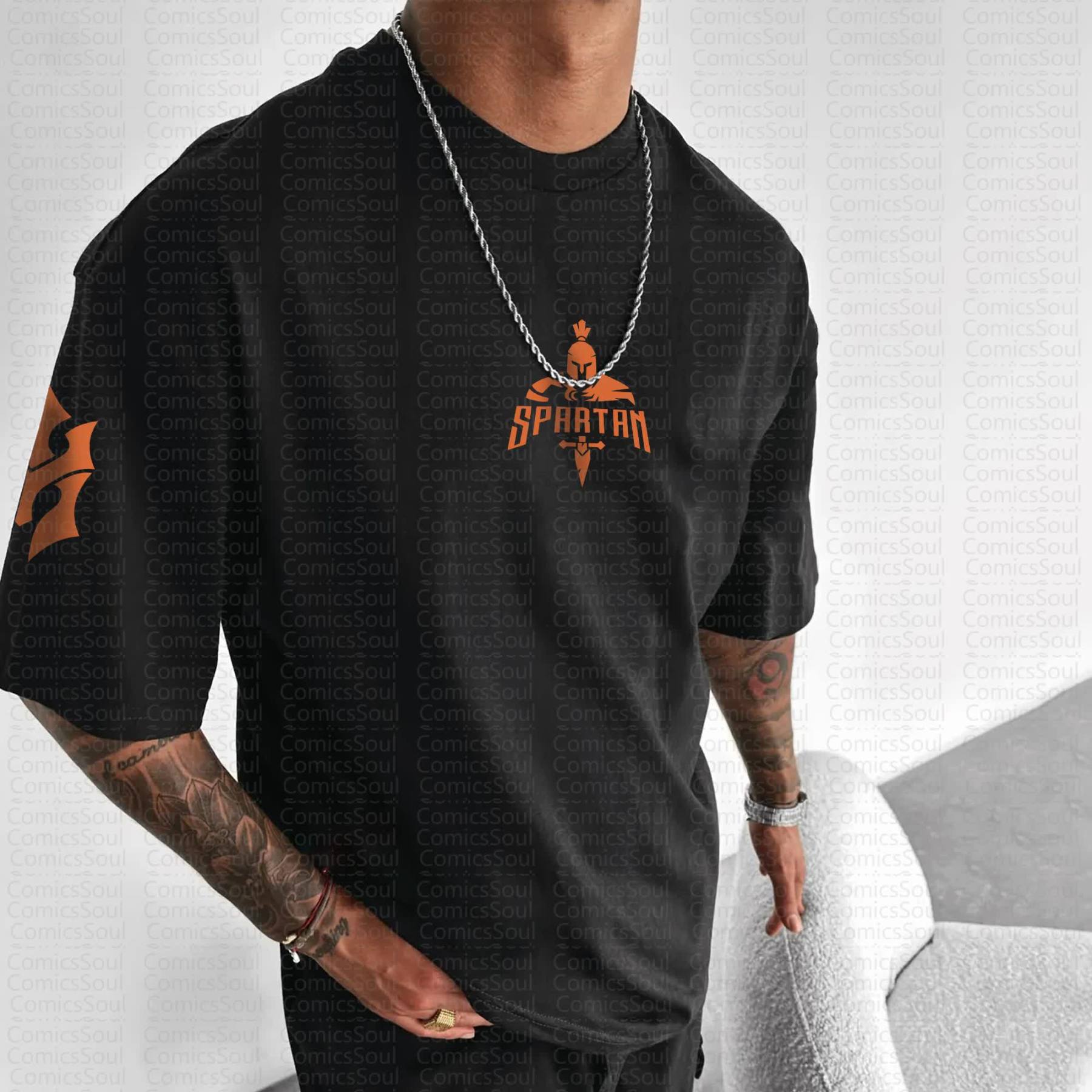 Unisex Anime Inspired Vintage T-Shirt | Spartan