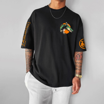 Unisex Anime Inspired Vintage T-Shirt丨Dragon Ball