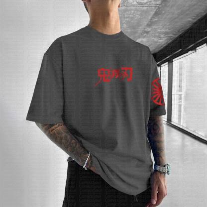 Unisex Anime Inspired Vintage T-Shirt丨Demon Slayer
