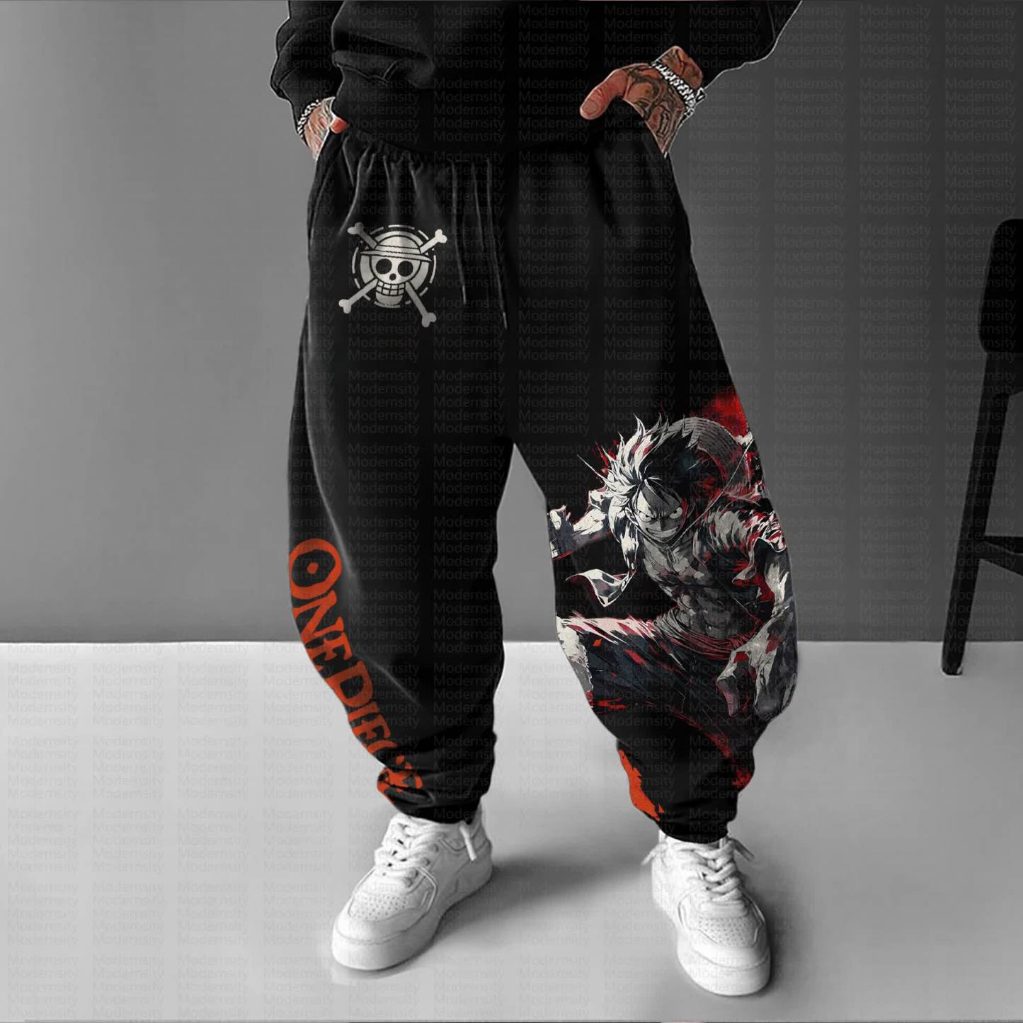 Unisex “One Piece”Anime Printed Gift Oversized Harem Pants