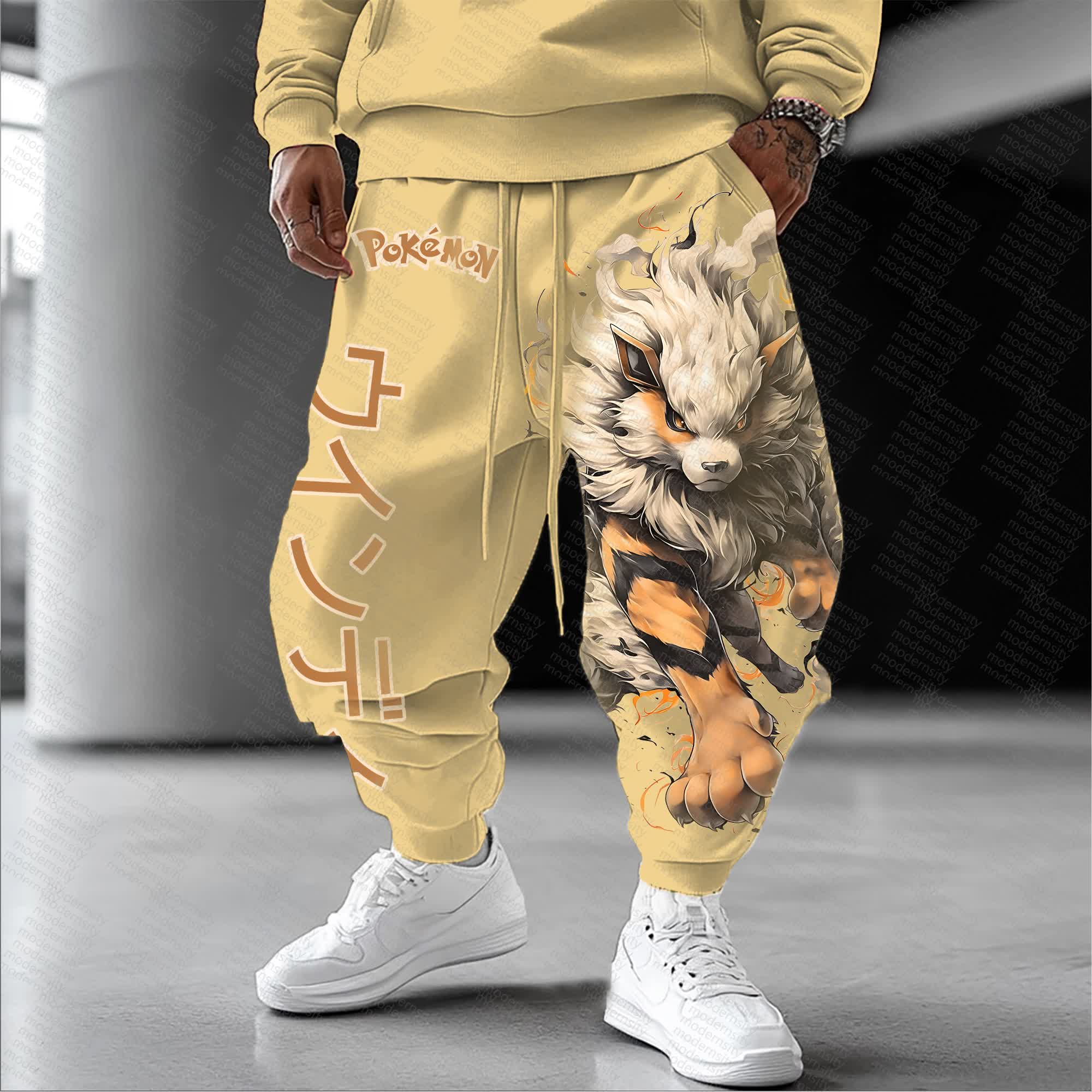 Unisex  “Pokémon” Casual Anime Streetwear Pants