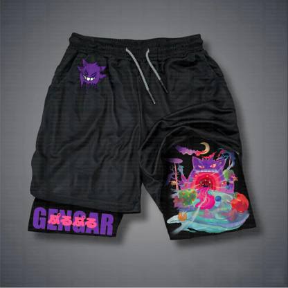 Unisex  “Pokémon” Casual Anime Streetwear Shorts
