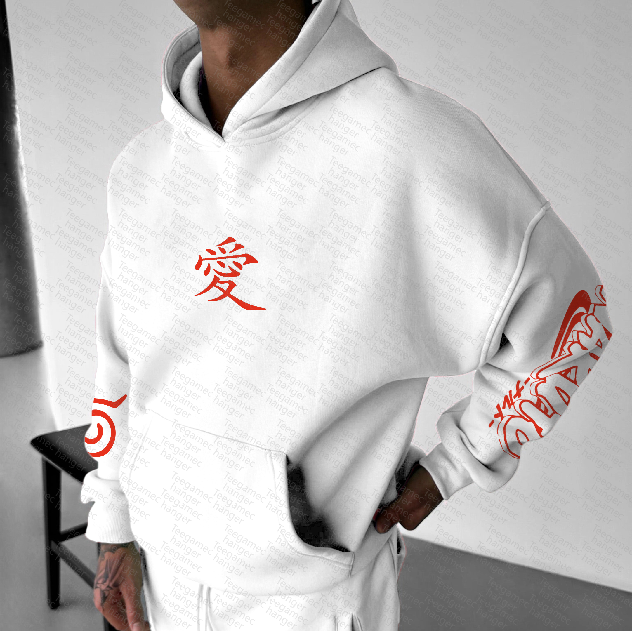 Unisex   Anime Graphic Streetwear Vintage Hoodie