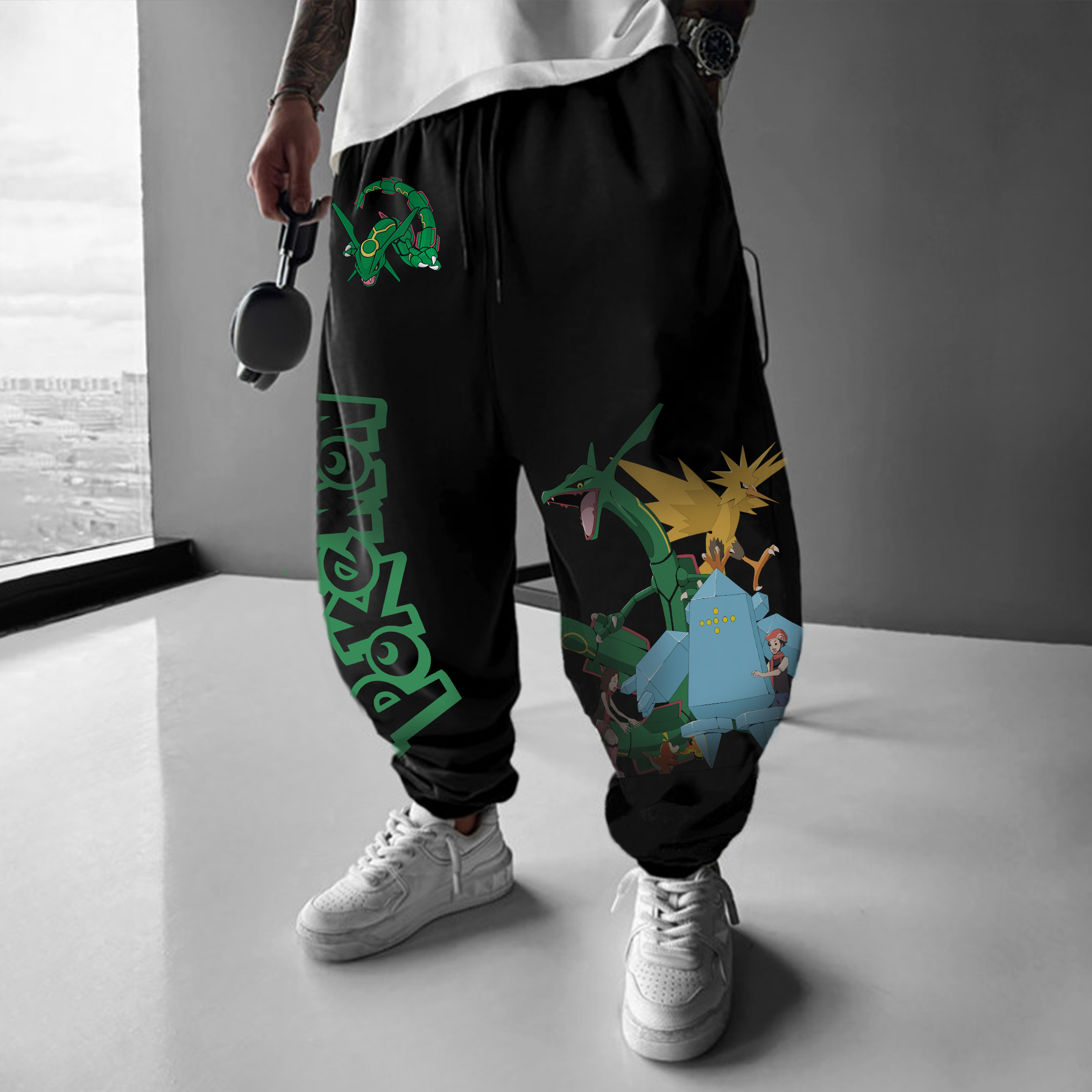 Unisex  “Pokémon” Casual Anime Streetwear Pants