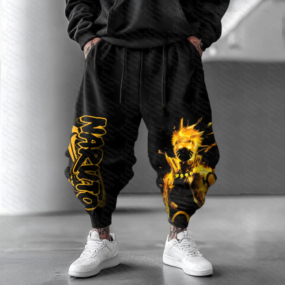 Unisex Casual Anime Streetwear Pants