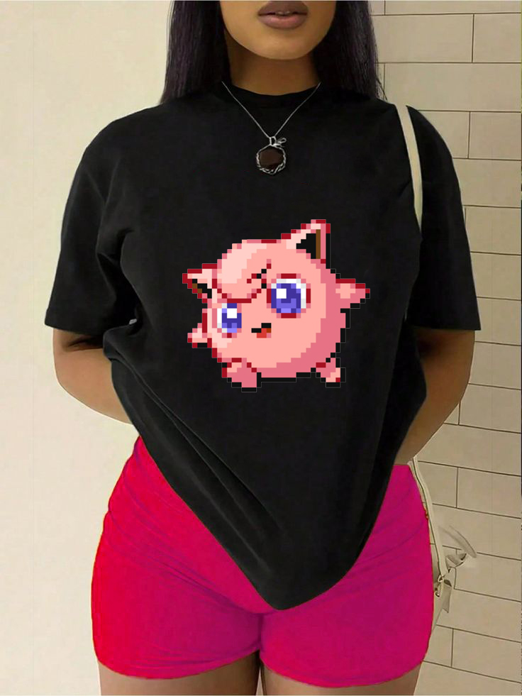 Unisex "Pokémon" Anime Inspired Vintage T-Shirt