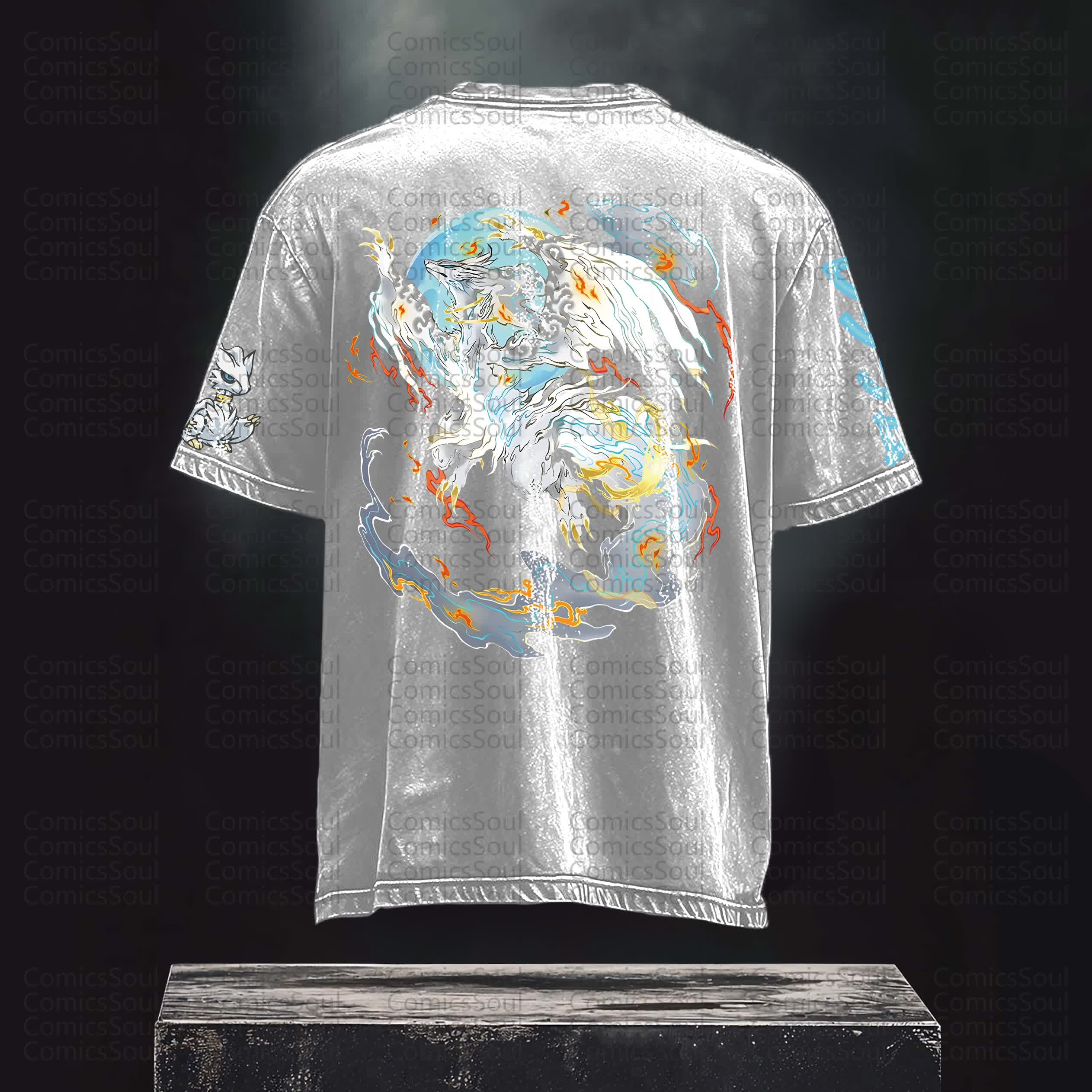 Unisex Anime Inspired Vintage T-Shirt丨Pokémon