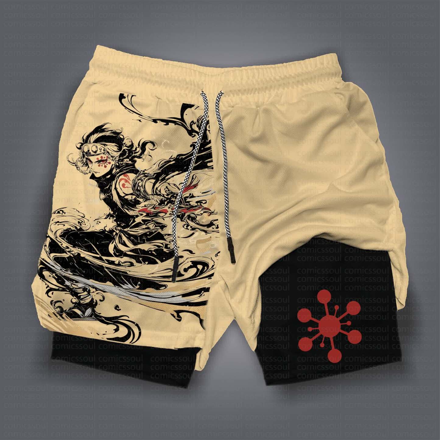 Unisex Casual Anime Streetwear Shorts 丨Demon Slayer X Pokémon