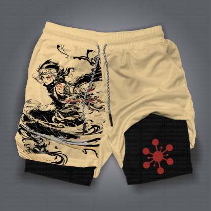 Unisex Casual Anime Streetwear Shorts 丨Demon Slayer