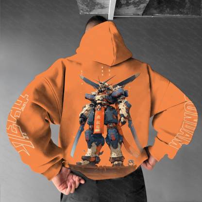 Unisex “Gundam Series” Anime Graphic Streetwear Vintage Hoodie