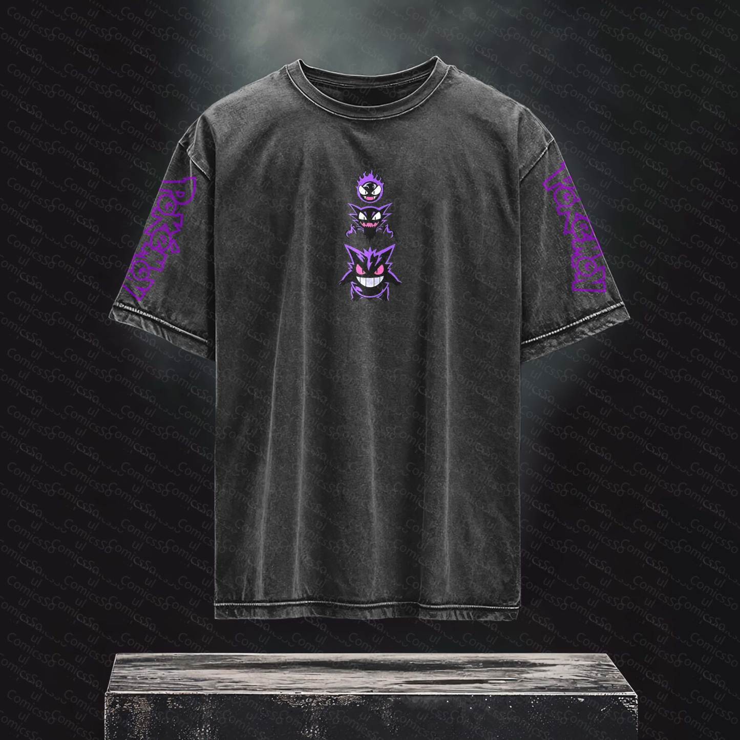 Unisex Anime Inspired Vintage T-Shirt丨 Pokémon