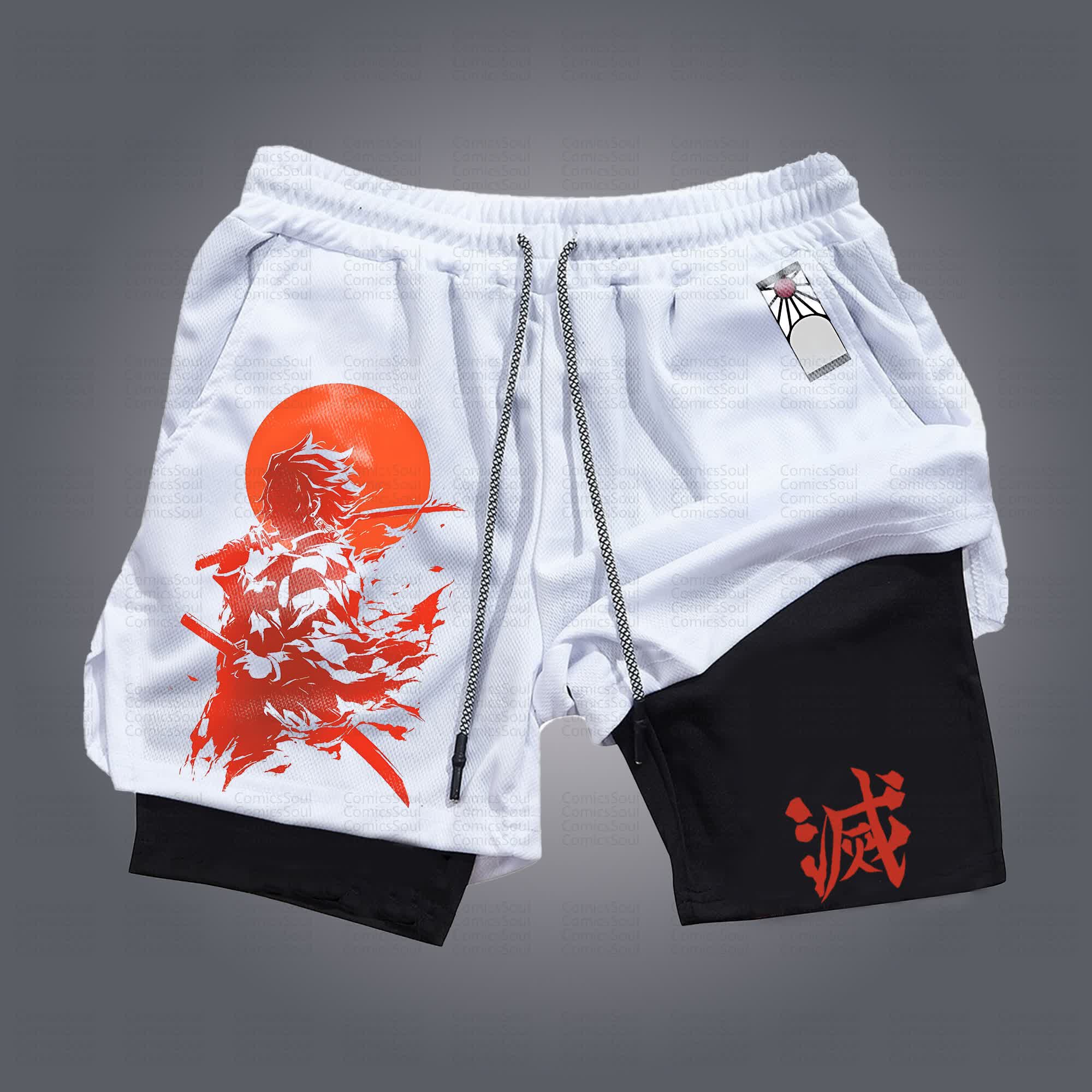 Unisex Casual Anime Streetwear Shorts 丨Demon Slayer