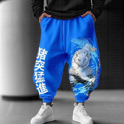 Unisex Anime Inspired Vintage Pants丨Demon Slayer