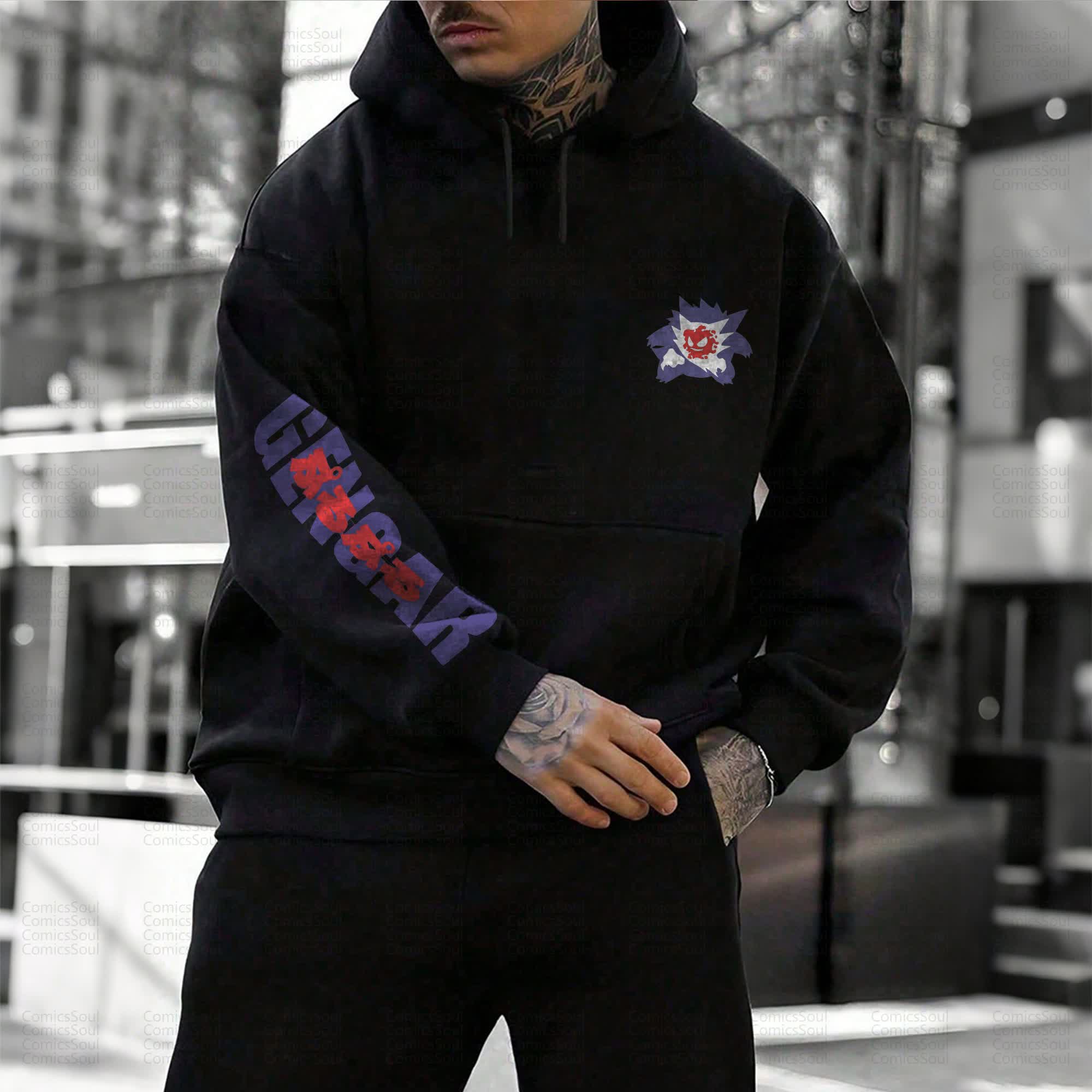 Unisex “Pokémon” Anime Graphic Streetwear Vintage Hoodie