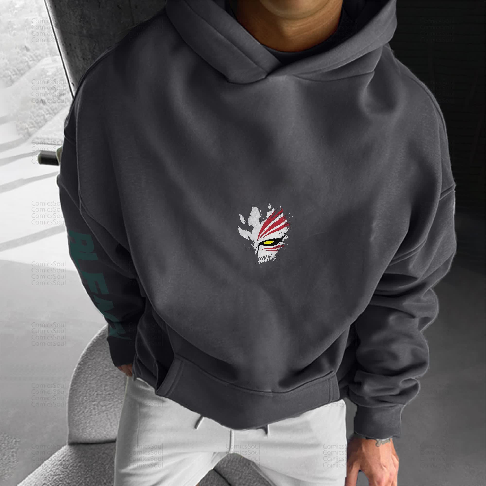 Unisex “Bleach” Anime Graphic Streetwear Vintage Hoodie