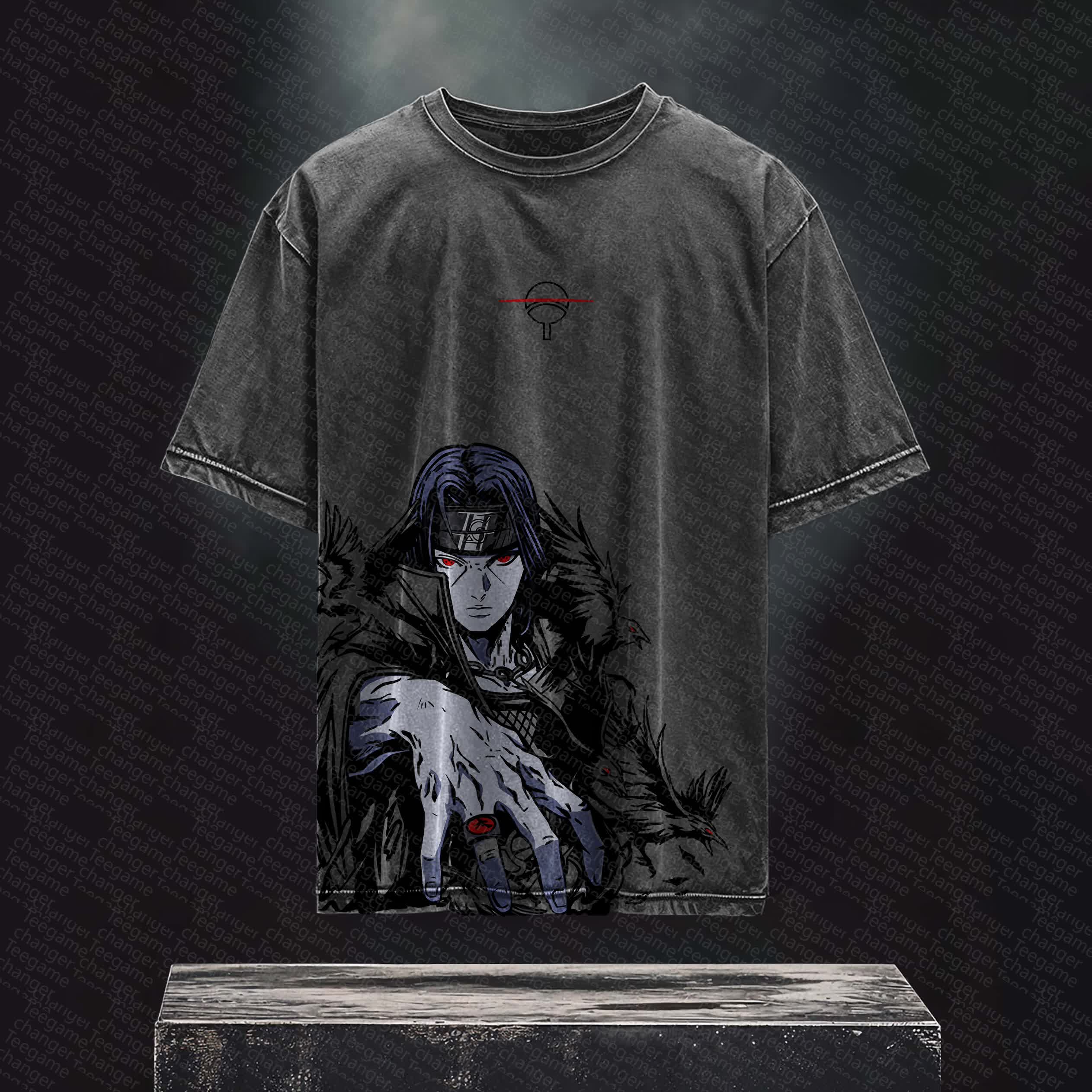 Unisex Anime Inspired Vintage T-Shirt丨 NARUTO