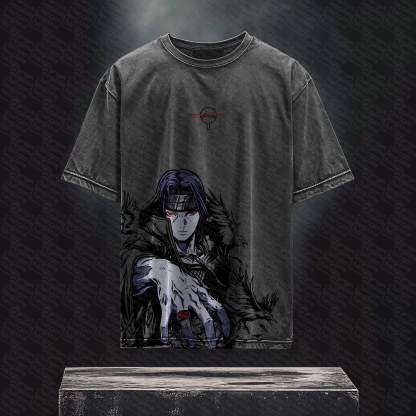 Unisex Anime Inspired Vintage T-Shirt丨 NARUTO