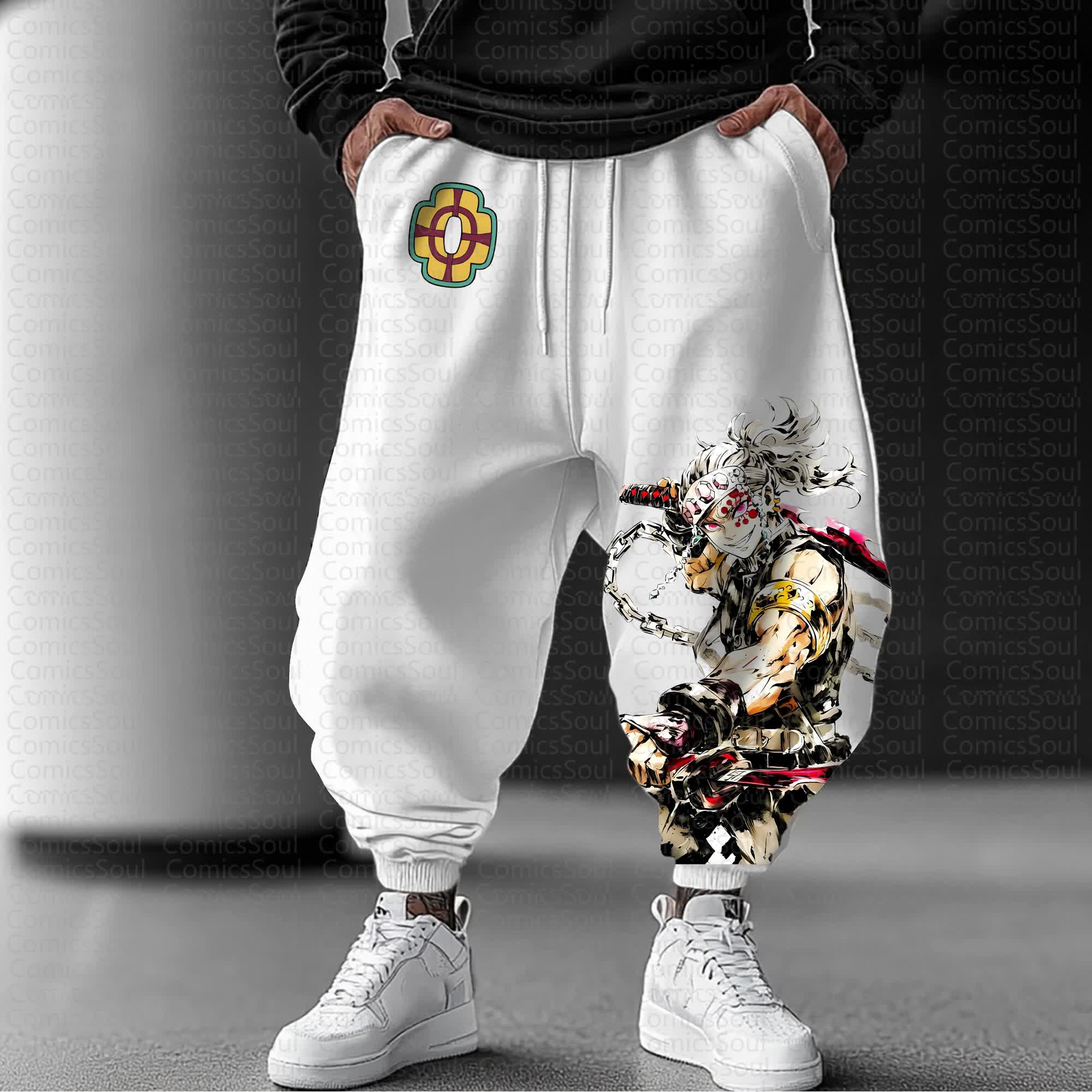 Unisex Anime Inspired Vintage Pants丨Demon Slayer