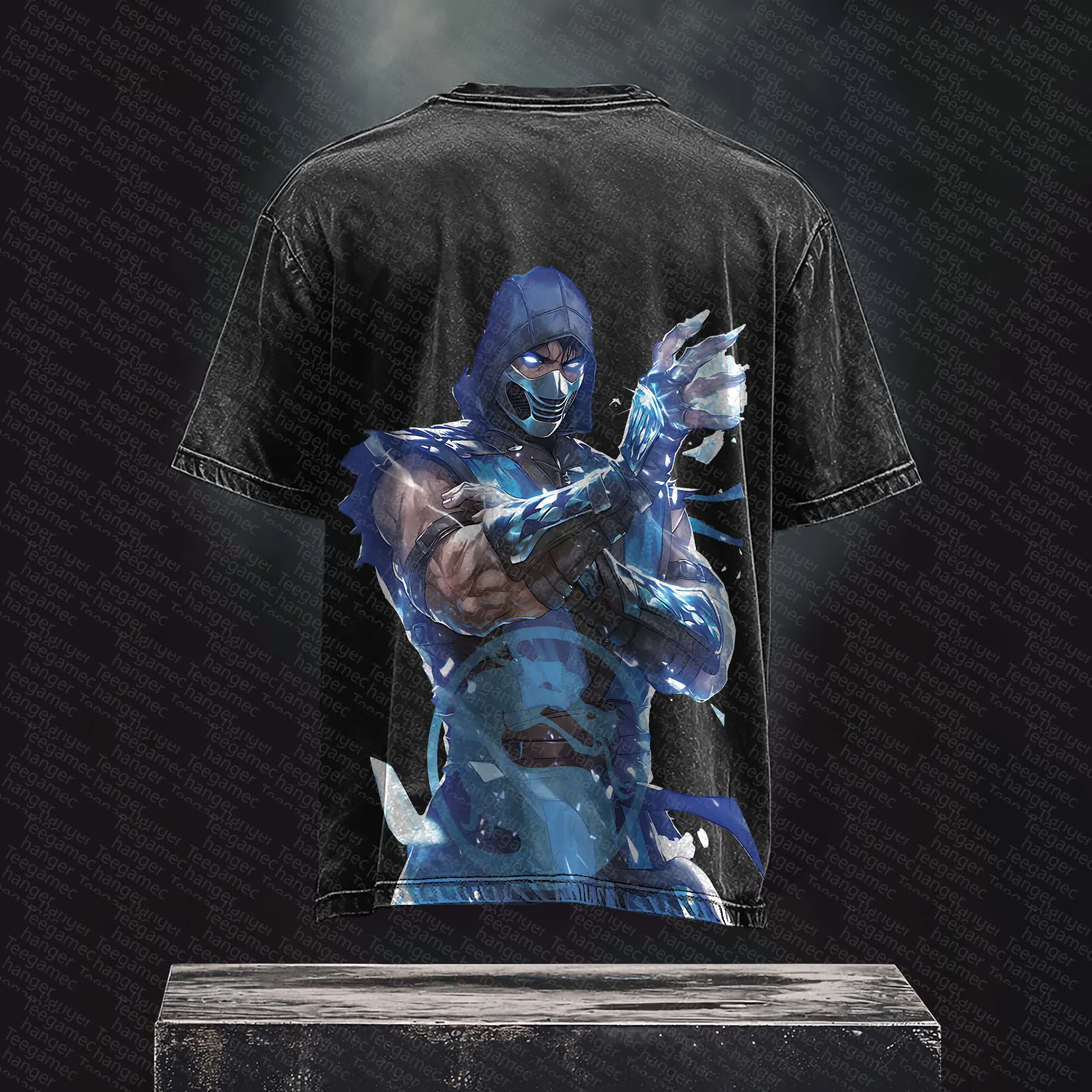 Unisex  Inspired Vintage Washed T-Shirt丨 Mortal Kombat