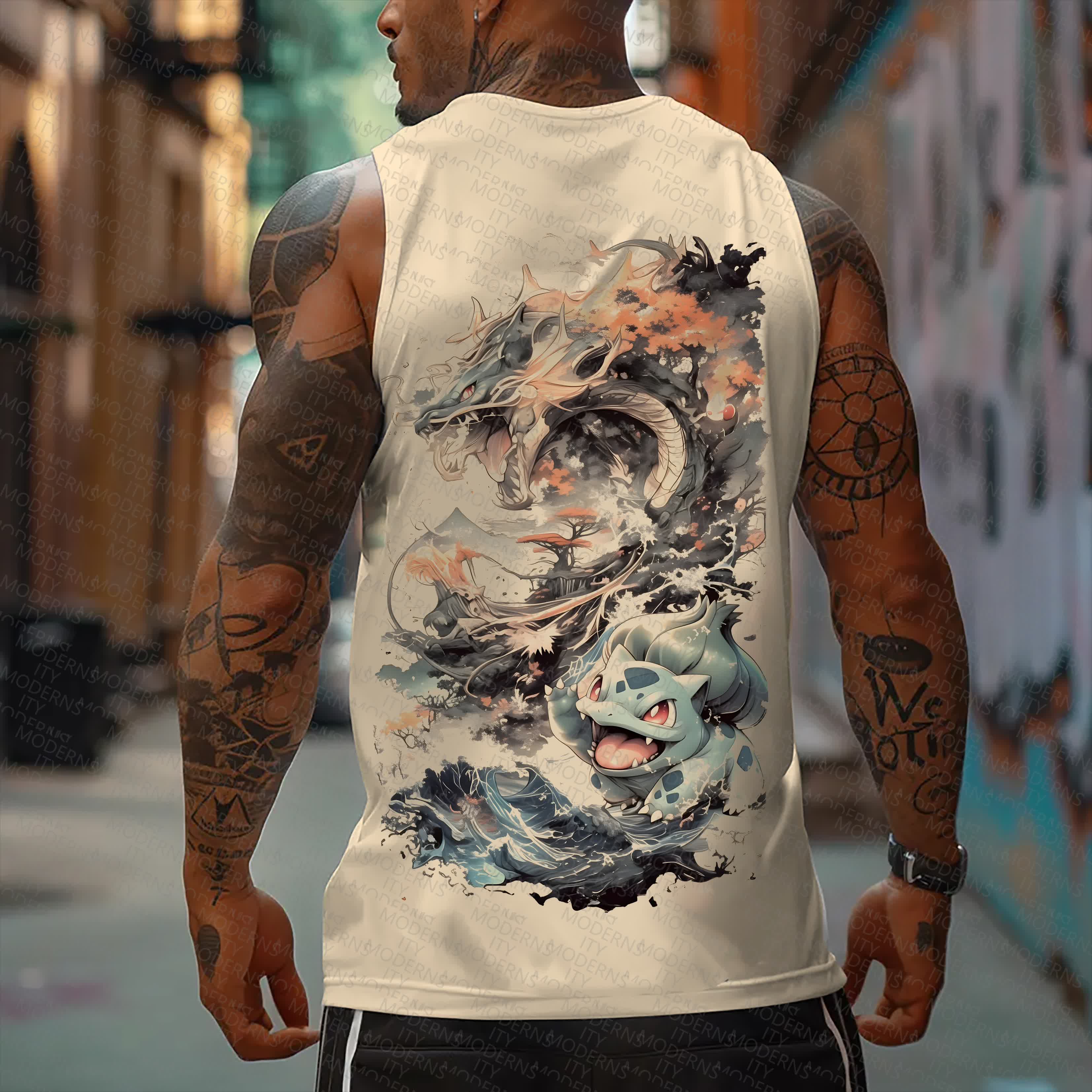 Unisex  “Pokémon” Casual Anime  Tank Top